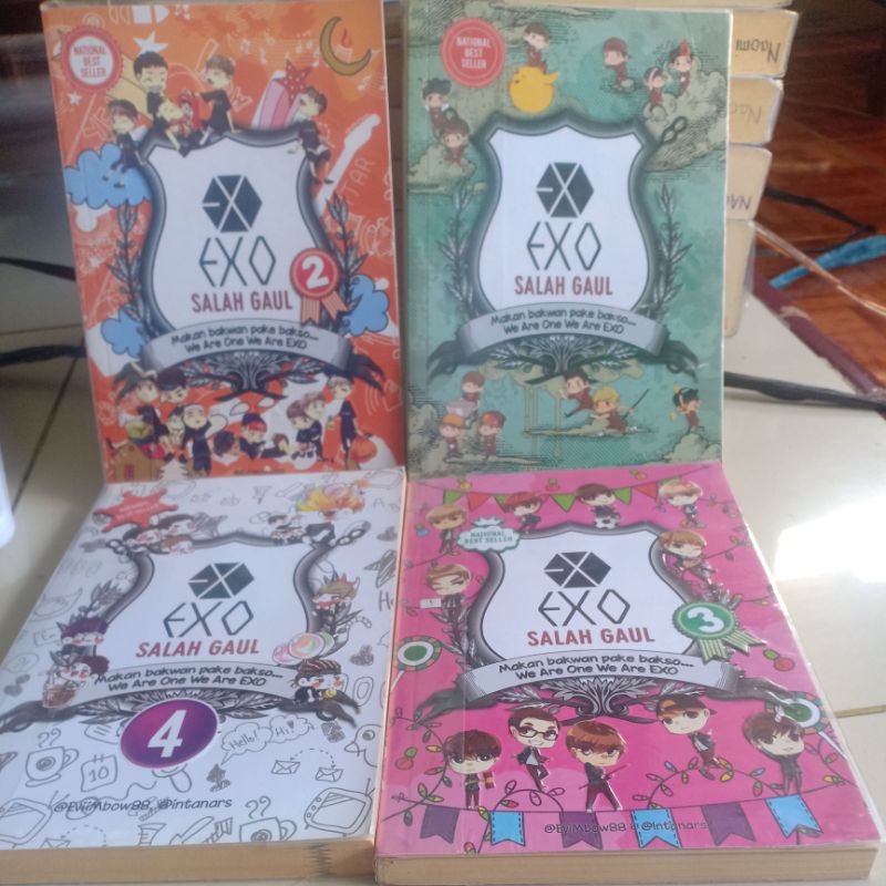 buku EXO salah gaul 1234