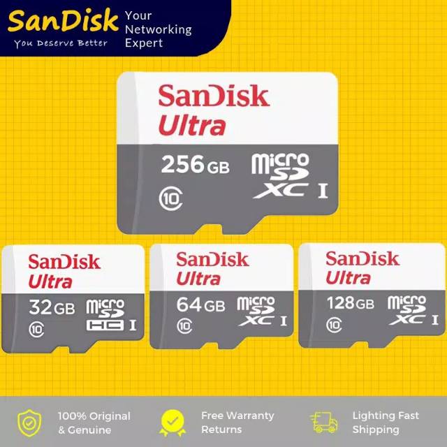 Sandisk Micro sd Memori Card Micro SD Memory Card 32GB 64GB 128GB 256GB