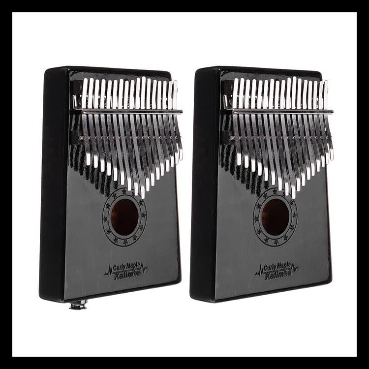 GECKO MC-B 17 KEYS KALIMBA CURLY MAPLE WOOD THUMB PIANO FINGER WITH KODE 79