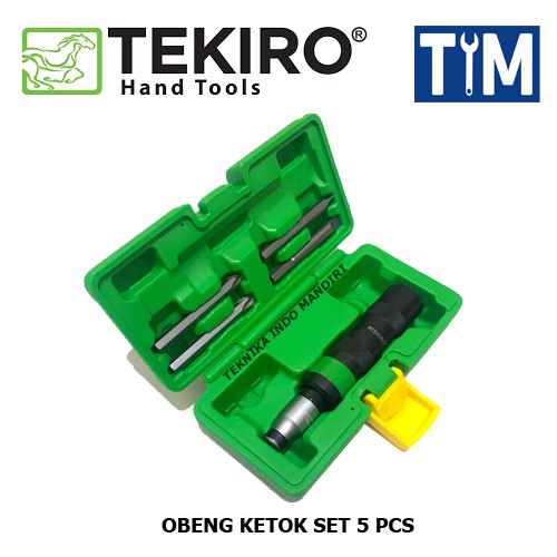 TEKIRO Obeng Ketok Set 5 PCS / Impact Driver Set 5 PCS