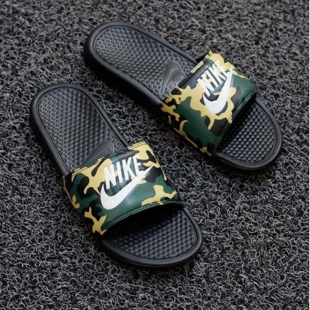 OBRAL MURAH..!!  SENDAL PRIA WANITA NIIKE BENASSI SLIDE SPORT ARMY