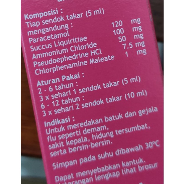 AnaKonidin OBH 30 ML / Meringankan Batuk / Flu / Demam / Sakit Kepala / Nyeri