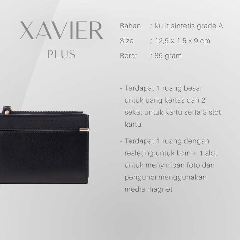 XAVIER WALLET JIMS HONEY Dompet Wanita Perempuan Lipat Mini Kecil JH Ori Murah