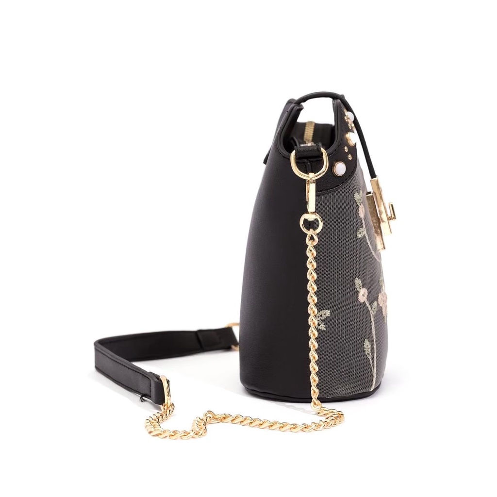 Jims honey poppy bag tas selempang wanita import rantai jimshoney original fashion sling bag korea kpop tas hp realpic cod