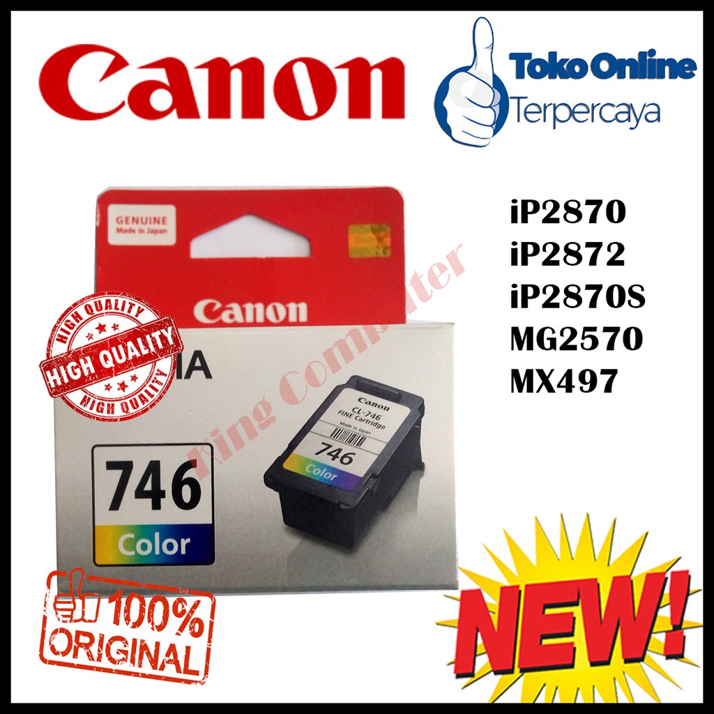 TINTA CANON CL 746 TRI COLOR ORIGINAL