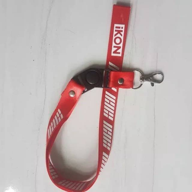 IKON CONTINUE LANYARD GANTUNGAN TALI LANYARD ID CARD KEYRING KEYCHAIN KPOP