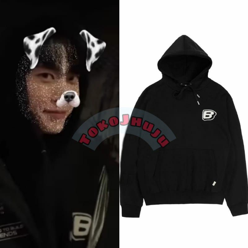 Hoodie Jumper NCT Doyoung Style B BLUR LOGO KIRI