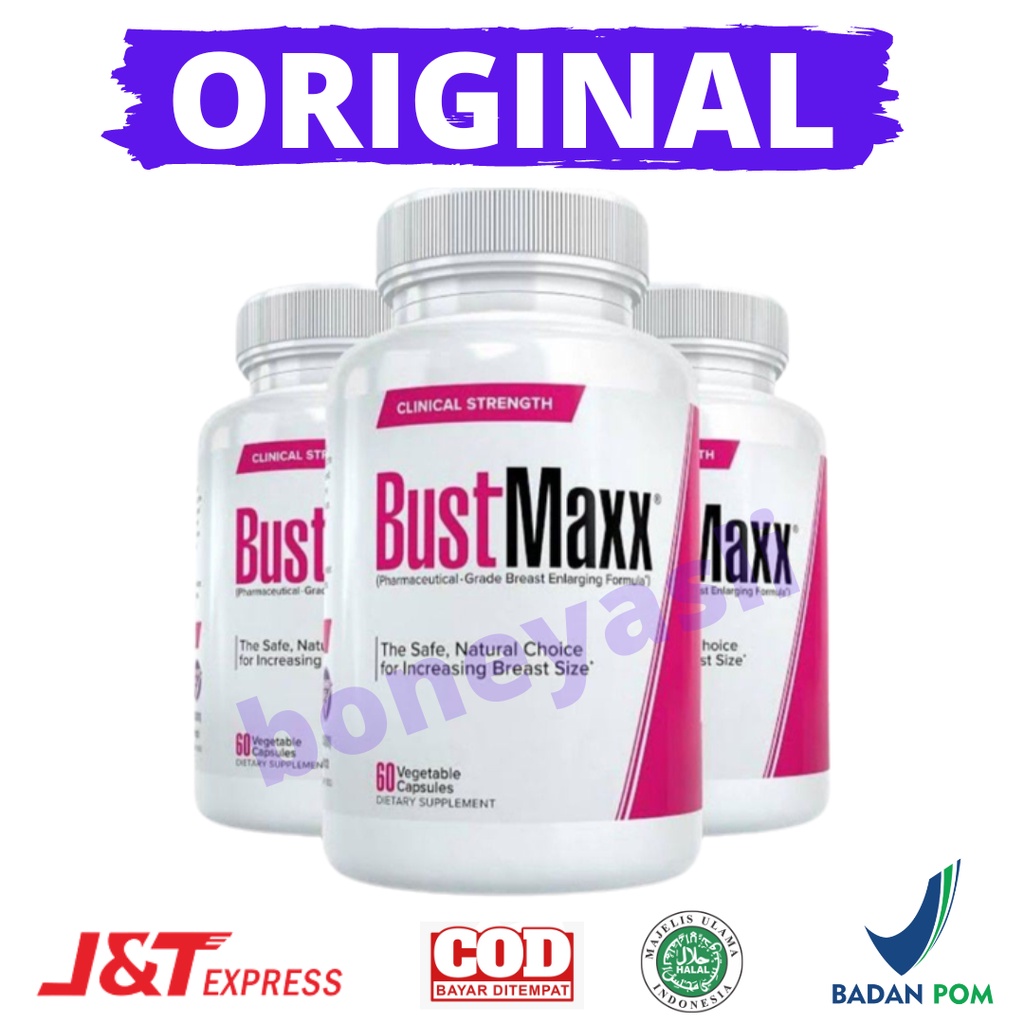 Bustmaxx Original Obat Pembesar Pengencang Payudara Hasil Cepat Bust Maxx 100% Asli