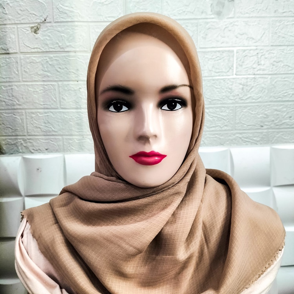 PREMIUM Hijab Termurah Jilbab Segiempat Paris Premium Ukuran Kuranglebih 110 x 110cm