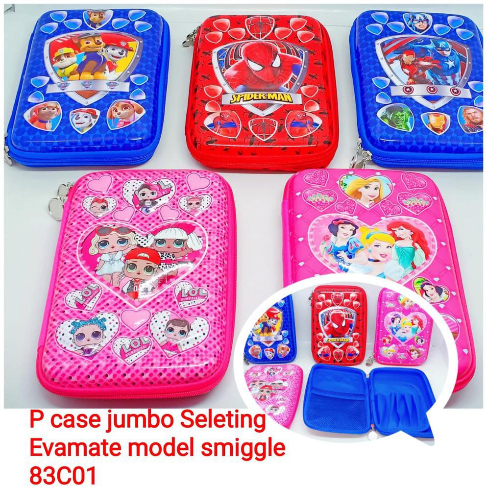 

TEMPAT PENSIL SELETING JUMBO EVAMATE SMIGGLE KARAKTER DISNEY 83C01