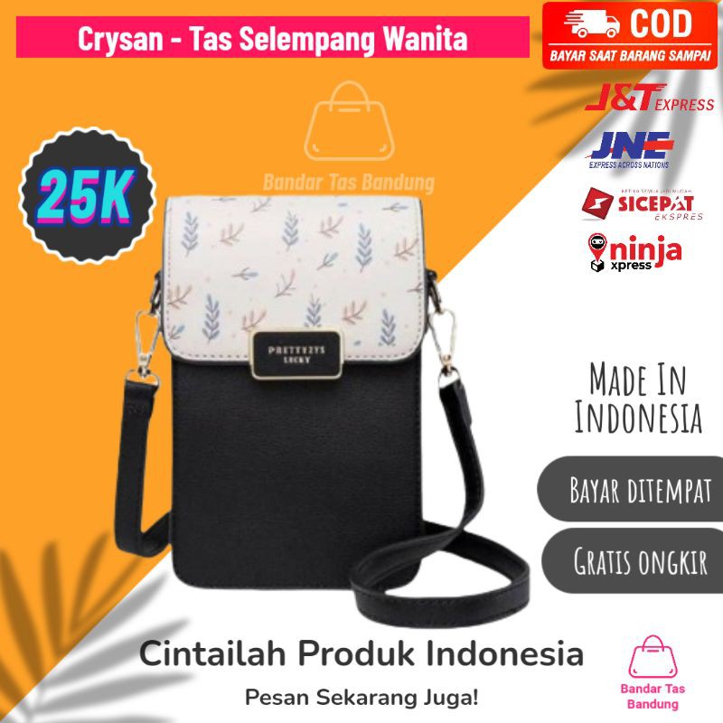 Crysan - Tas Selempang Wanita Pria Tas Selempang CWE Tas Selempang Lucu Tas Selempang Murah