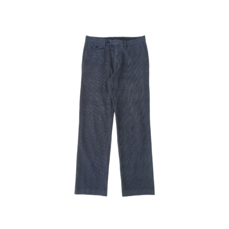 celana tartan pria slim fit uniqlo