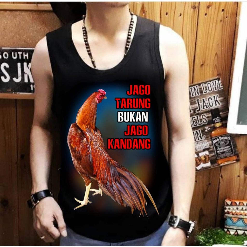 Cod- Singlet combed pria motif baru lengkap ukuran M-L-XL-XXL / singlet distro pria / singlet lekbong pria