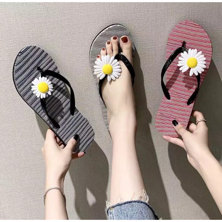 sandal jepit wanita blaster bunga/sandal jepit wanita murah