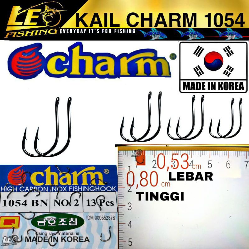 KAIL PANCING CHARM 1054 (MARUSODE) SIZE 0.3 0.5 0.8 1 2 3 4 5 6 7 8 9 10 11 12 13 14 15-2