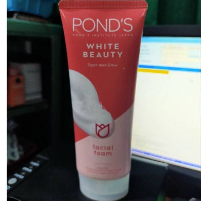 Jual Ponds White Beauty Facial Foam 100gr | Shopee Indonesia