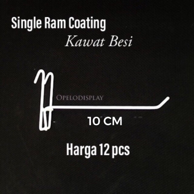 ( 12 PCS ) KAITAN RAM KAWAT 10 CM / SINGLE RAM KAWAT