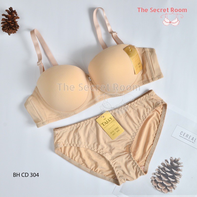 TALLY BRA BH SET CD 304 I SIZE 34-40 I CUP B | ADA KAWAT I 1/2 CUP | BUSA TIPIS