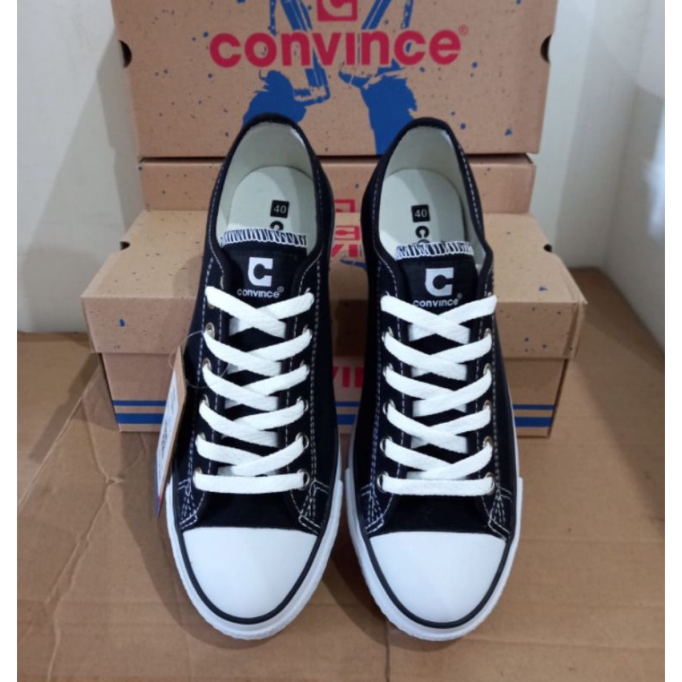 Sepatu Sekolah Convince C-7 Low Original Kualitas Premium / Pendek