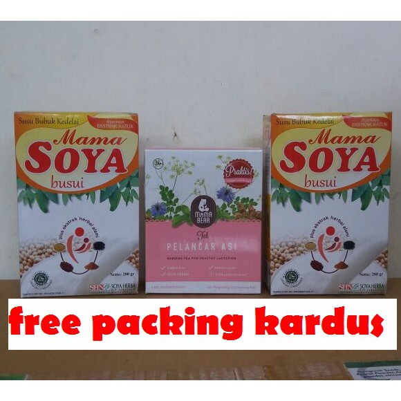 Paket duet mama soya dan mama bear asi booster nya para artis