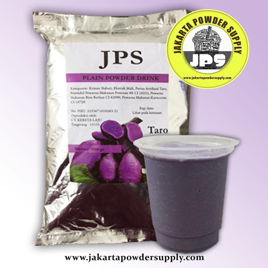 

Bubuk Minuman/ Powder Drink/ Bubble Drink Tanpa Gula/Plain Rasa Taro 1 Kg