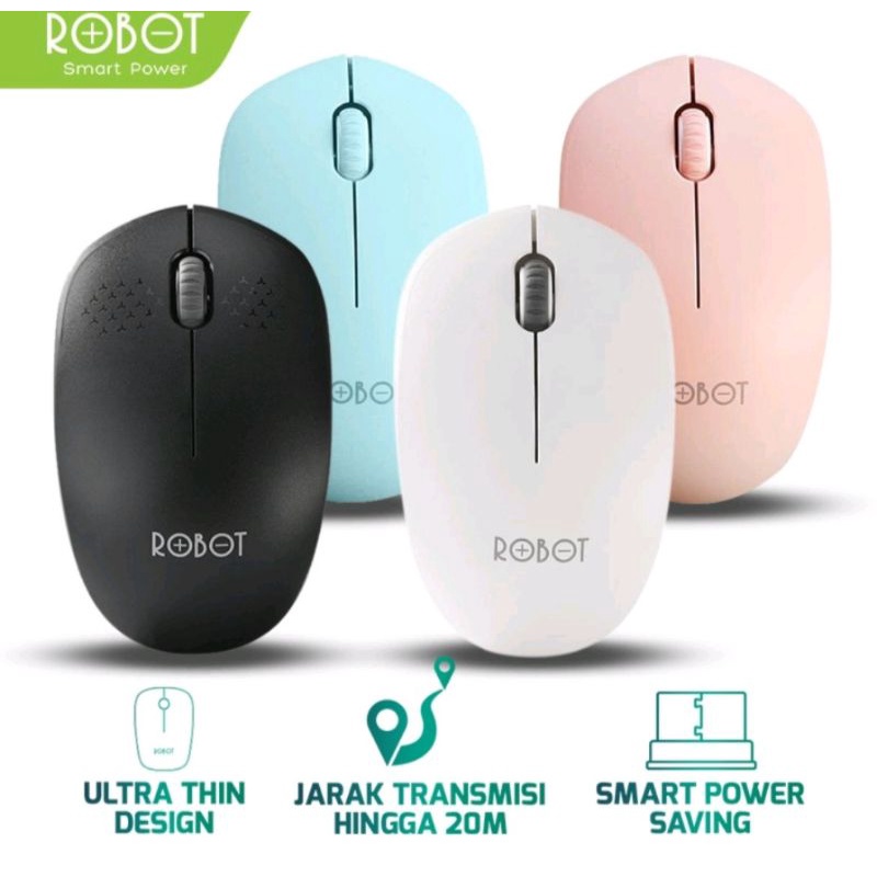 Mouse wireless Robot M210 Mouse Wireless Robot Original