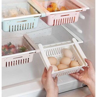 Rak Untuk Kulkas Serbaguna Rak Laci Sayur Buah dan Telur Laci Portable