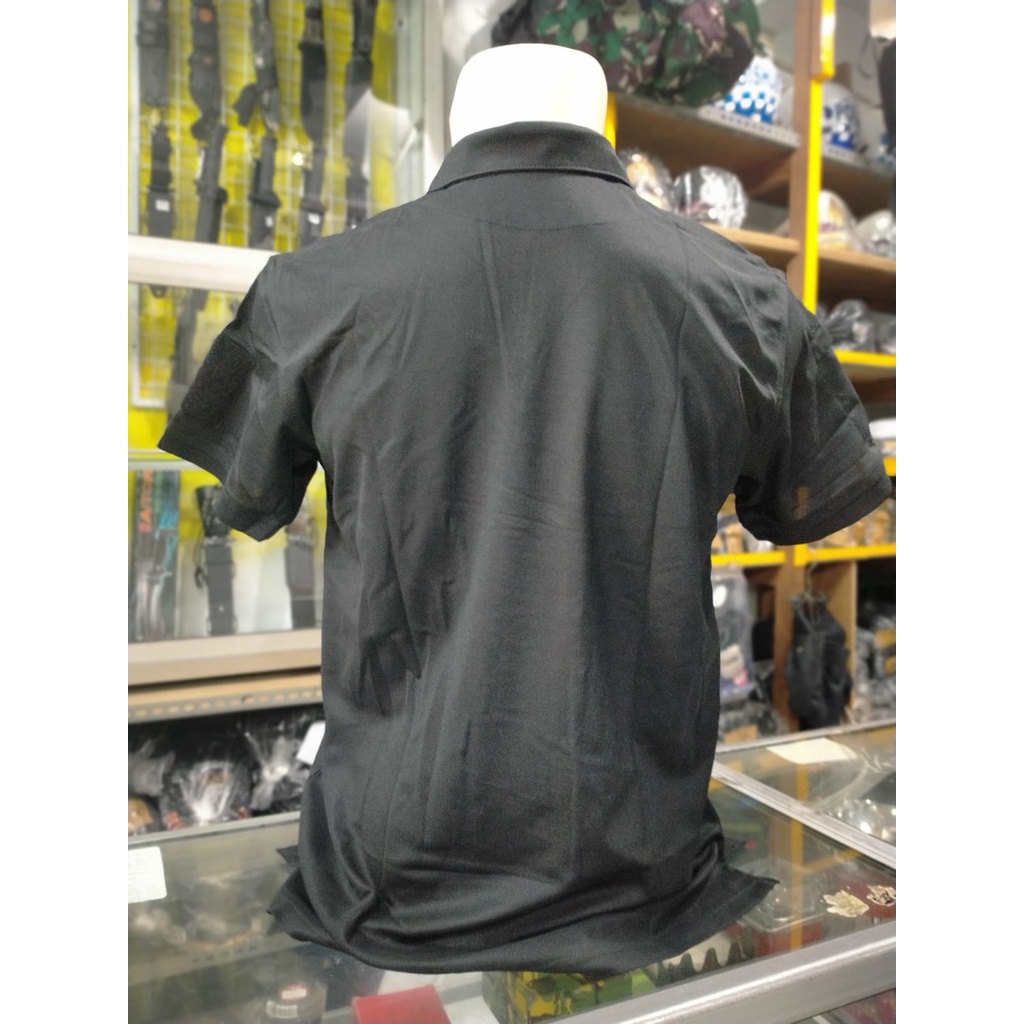 Kaos Kerah Tactical Import Hitam