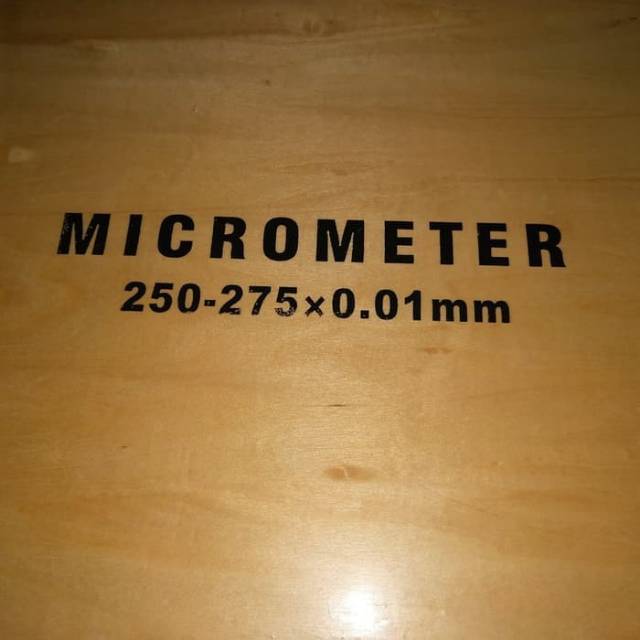 

Mikrometer Luar Jarak 275-300 mm Resolusi 0.01 mm