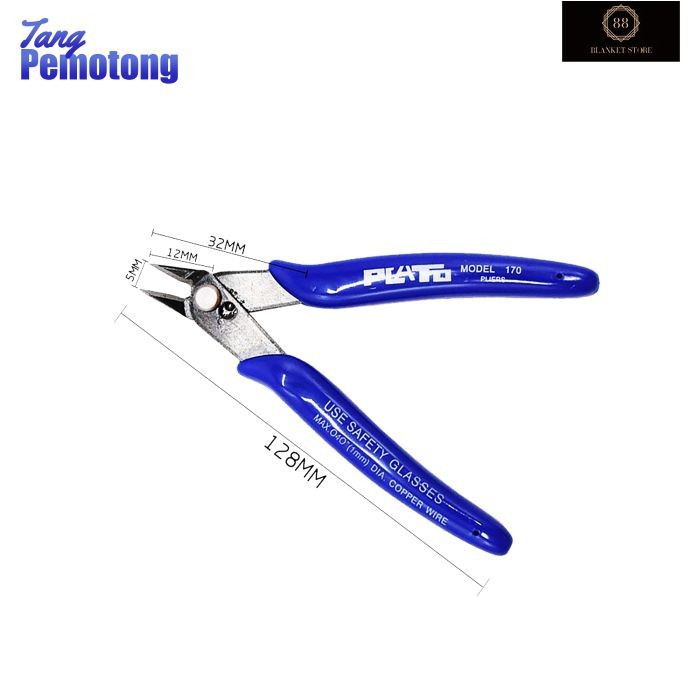 Tang Potong Kabel Kawat Mini Wire Cutter Plato Tajam Alat Perkakas Multifungsi Import - GJ-15 - 88Blanketstore