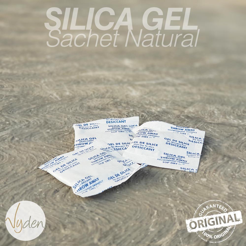 Silica Gel Natural Sachet 1gr 500 gram Food Grade A Untuk Makanan Serbuk Minuman Ecer dan Grosir