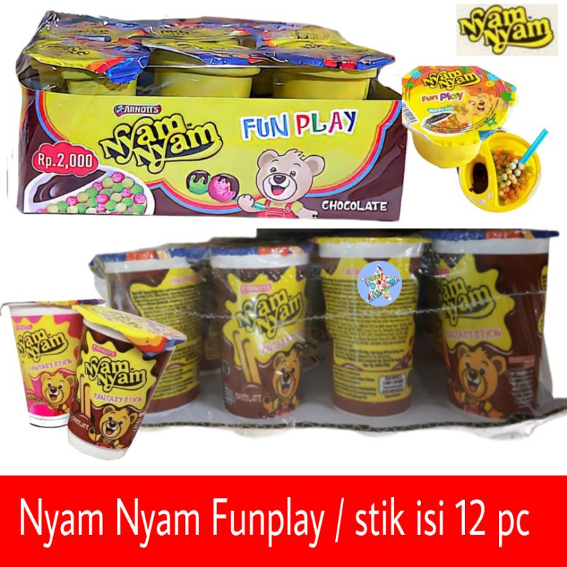 

Nyam Nyam Funplay / Fantasy stick isi 12cup/pak