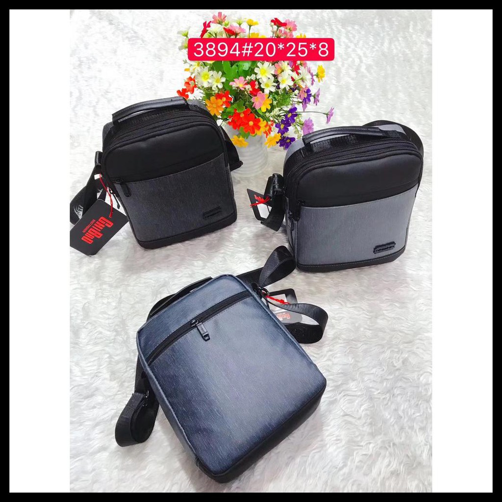 {BISA COD} Tas Wanita Pria Import Jinjing dan Selempang CHIBAO CB3894 3894 Bahan Parasut Kualitas