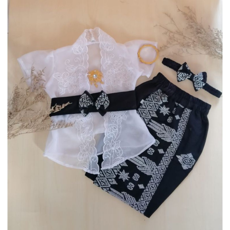 0-8 tahun free bandana SET KEBAYA+KAMEN OBI ANAK