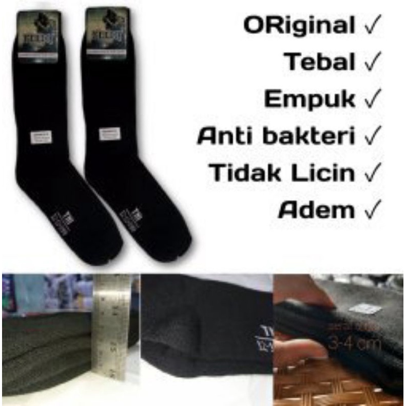 Kaos Kaki Tebal/Kaos Kaki TNI Polos/Kaos Kaki Tebal Panjang