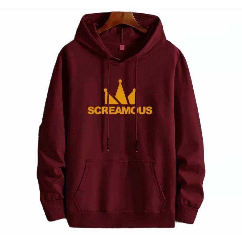 Jaket hoodie screamous premium fleece tebal / sweater hoodie pria wanita / hoodie unisex / jaket hoodie distro / hoodie ukuran jumbo / jaket hoodie size jumbo