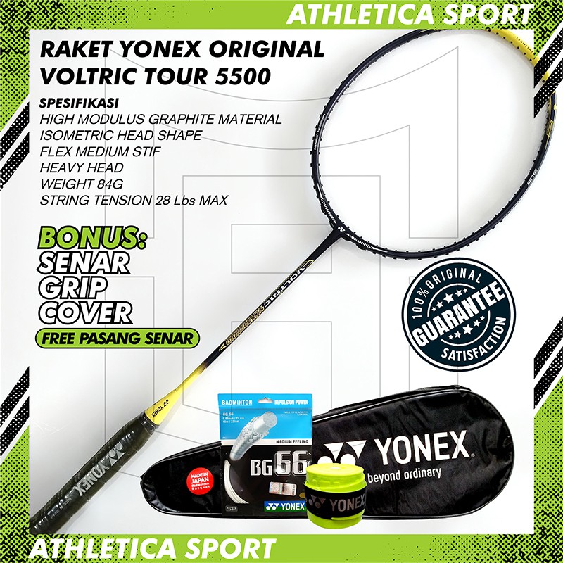 RAKET BADMINTON YONEX VOLTRIC TOUR 5500 ORIGINAL