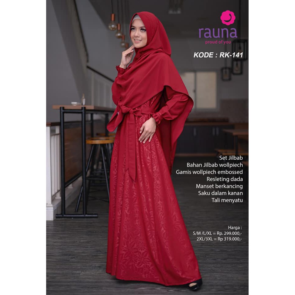 Dress Wanita Rauna / RK - 140 / Fashion Muslim