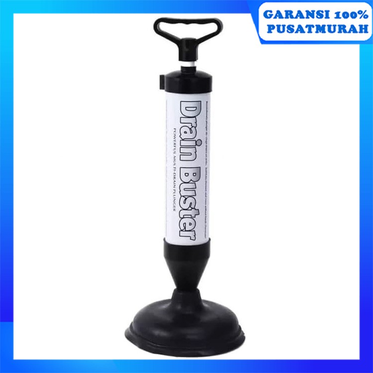 [1600gr] Penyedot WC dan Wastafel Mampet 2 in 1 Drain Buster Alat Sedot WC - Hitam