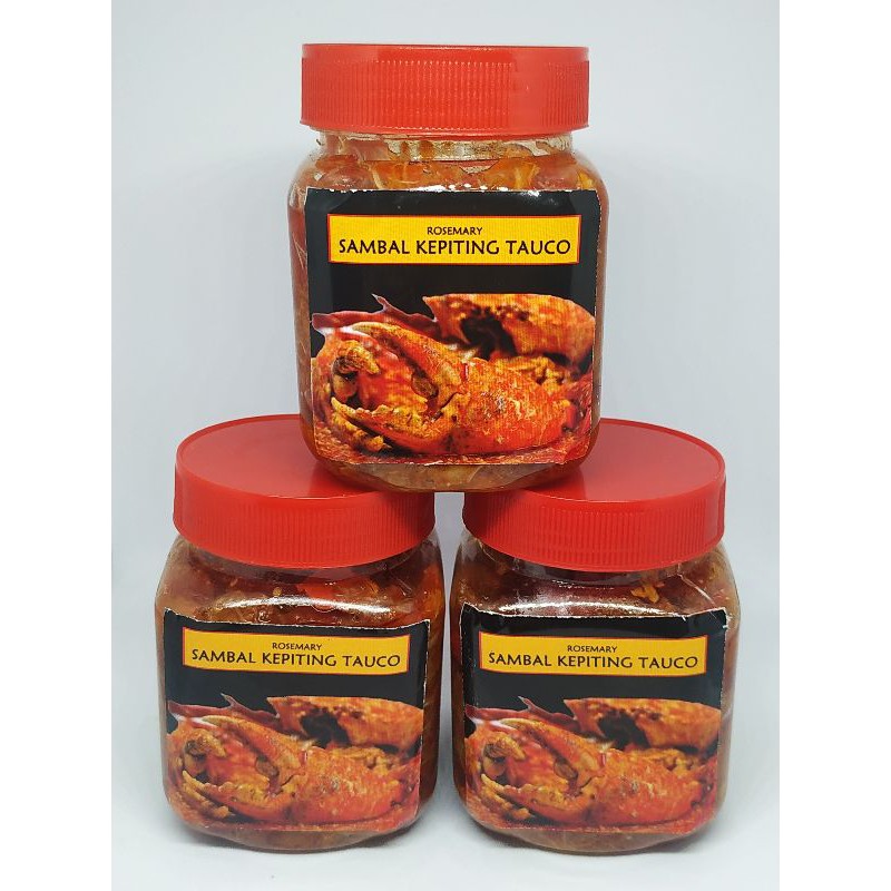 

Sambal Kepiting Tauco 180gr