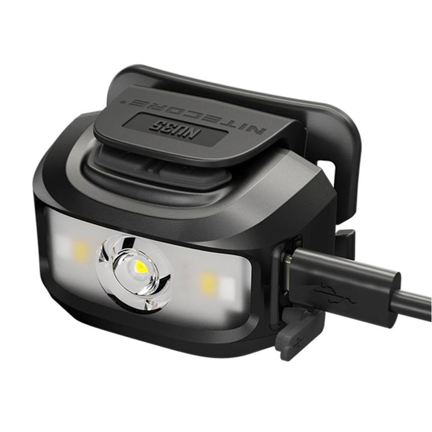 NITECORE Senter Kepala Headlamp Rechargeable 460 Lumens - NU35 - Black