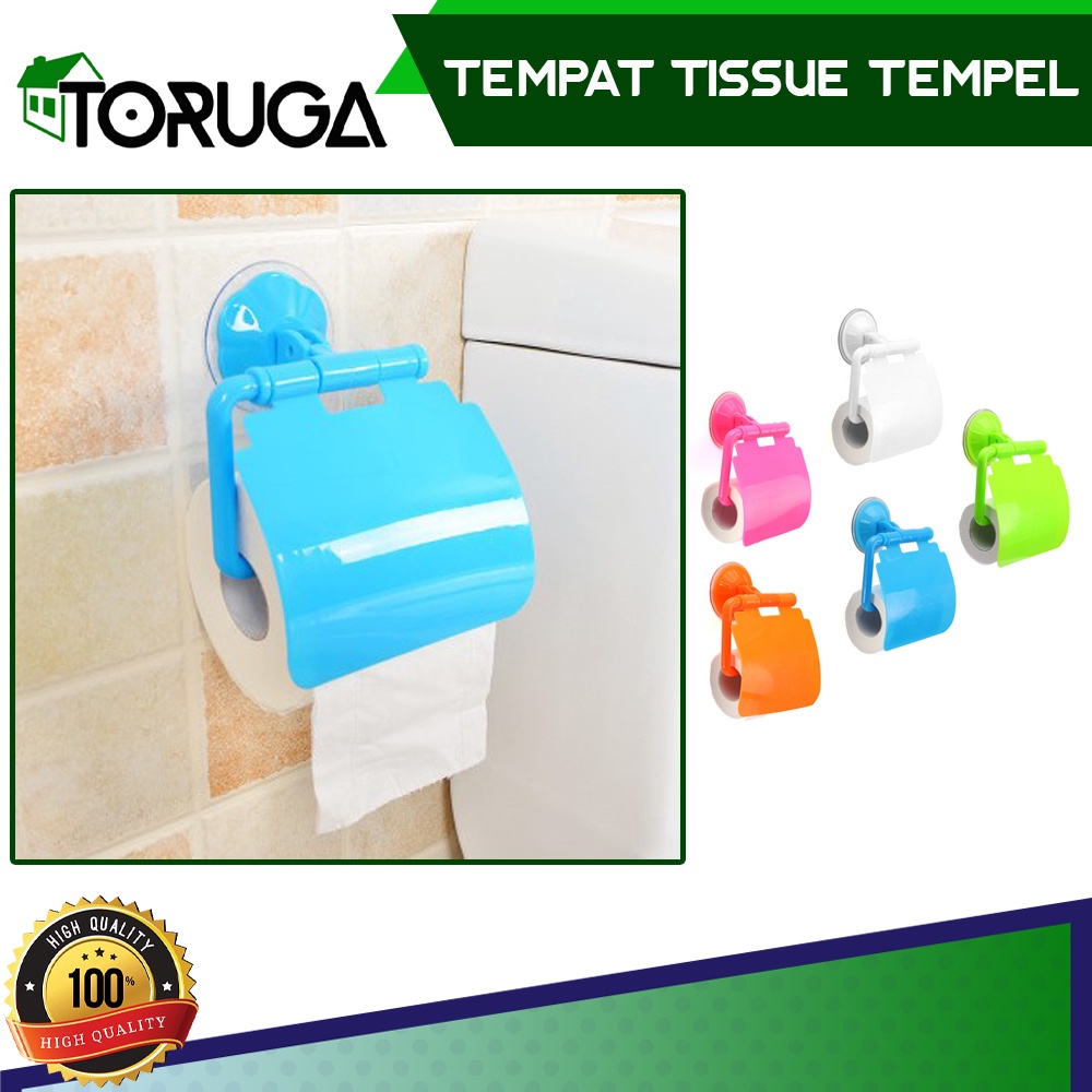 Gantungan Tissue Gulung Roll Tempat Tisu Toilet Holder Hanger Organizer WC Kloset