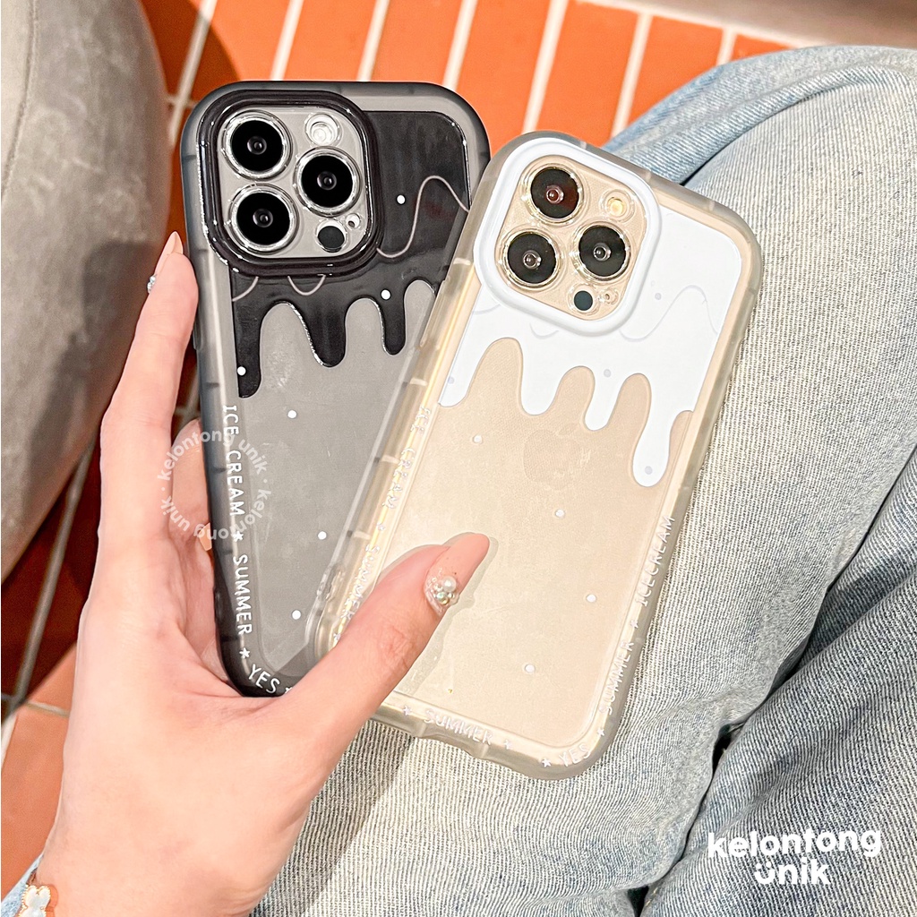 (Seri 2) For iPhone - Melting Ice Cream Shock Proof Case