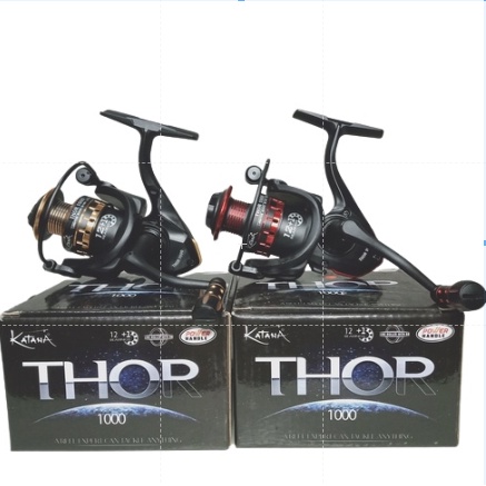 Reel Pancing KATANA THOR 12+1 BB Power Handle Super Halus