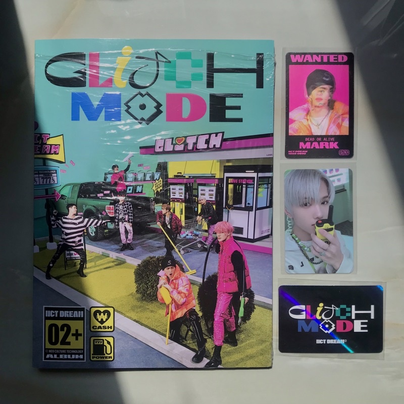 [READY STOCK] UNSEALED ALBUM GLITCH MODE GLITCH VER PC JISUNG LENTI MARK NCT DREAM BENEFIT ALADIN
