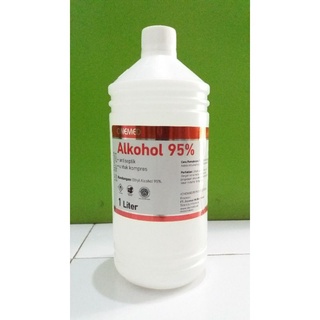 Jual Alkohol 95 Merk Onemed 1 Liter Antiseptik Kompres Shopee Indonesia