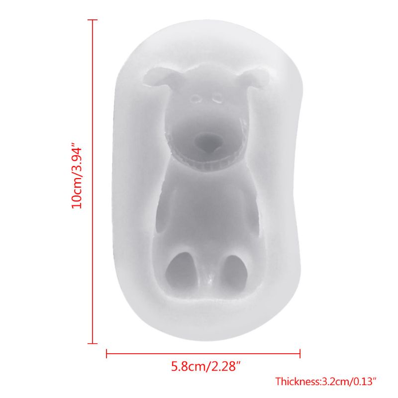 SIY  Silicone Mold Dog Puppy Animals DIY Cake Decoration Jewelry Making Tools Crafts