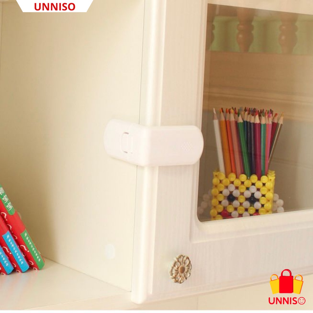 UNNISO - Baby Safety Lock Drawer Pengaman Lemari Meja BSD3