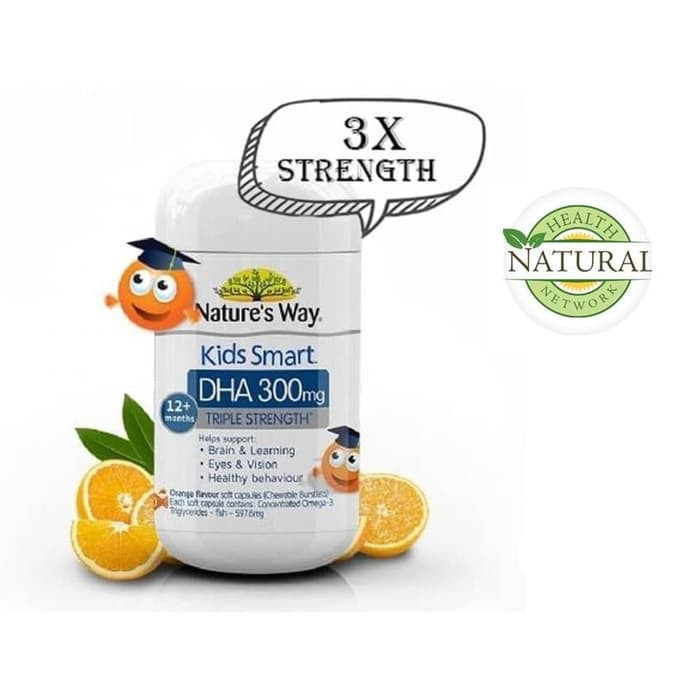 IC960 nature s way kids smart DHA 300 mg triple strength asli australia