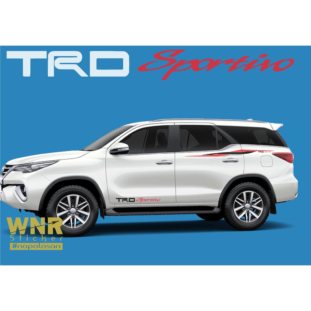 Promo Cutting Sticker Fortuner